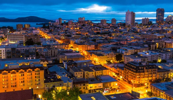 San Francisco California City Skyline Moderno Centro American City —  Fotos de Stock