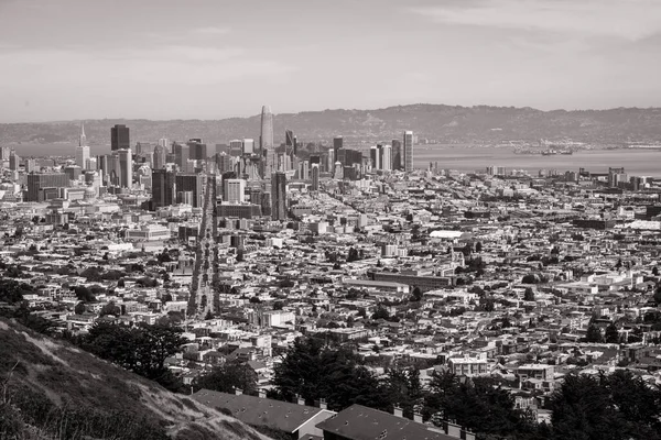 San Francisco California Cityscape Skyline Moderní Centrum American City — Stock fotografie