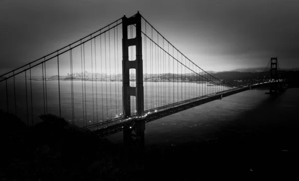 Baía São Francisco Com Golden Gate Bridge Califórnia — Fotografia de Stock