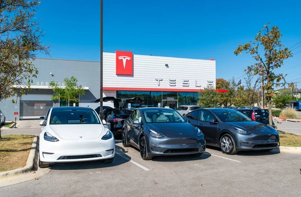 Austin Texas Eua Novembro 2020 Tesla Motors Agora Uma Empresa — Fotografia de Stock