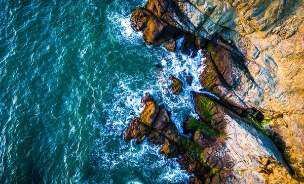 Coastline Shore Rocky Tropical Perfect Travel Destination Amazing Pacific Ocean — Stock Photo, Image