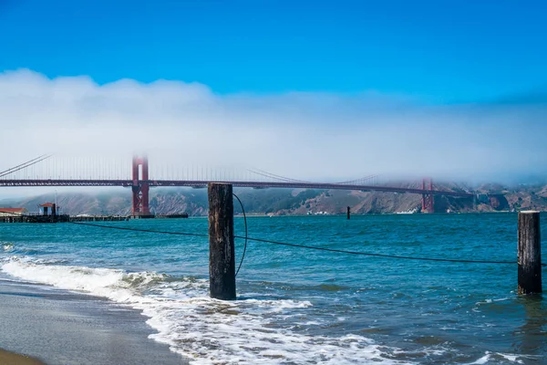 Bahía San Francisco Con Puente Golden Gate California —  Fotos de Stock