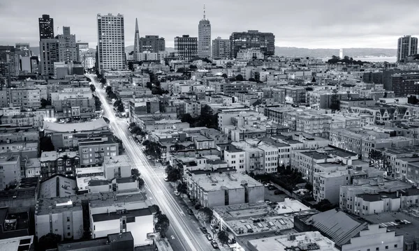 San Francisco California Cityscape Skyline Moderní Centrum American City — Stock fotografie