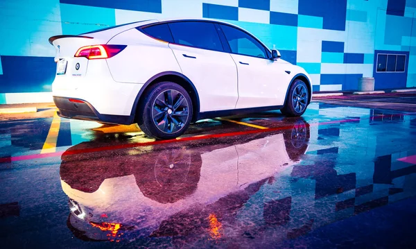 Austin, Teksas / ABD - Eylül 2020: Tesla Model 