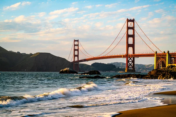 San Francisco Bay Golden Gate Bridge California Stock Photo