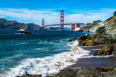  Golden Gate Köprüsü, California ile San Francisco Körfezi