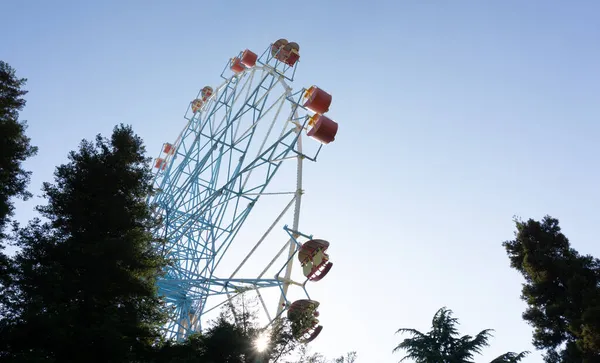 Lazarevskoe Sochi Russie Mai 2021 Grande Roue Contre Ciel Couchant — Photo