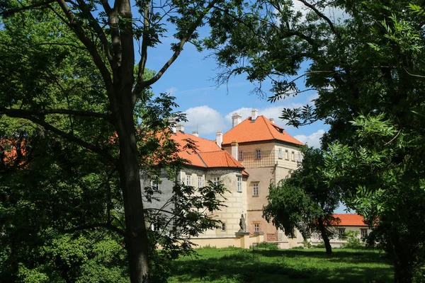 Detail Zámku Brands Nad Labem České Republice Jedna Památek Města — Stock fotografie