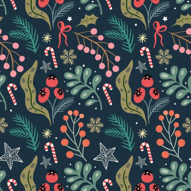 Şenlik tasarımı, hediye kağıdı, çiçekli kış arkaplanı, duvar kâğıdı...