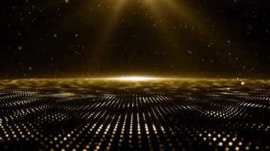 Partiküller altın madalya karavan unvanı sinematik konser açılışları kredi arkaplan döngüsünü sonlandırır