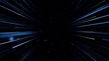 Parçacıklar mavi oyun fragmanı başlıkları sinematik konser açılışları kredi arkaplan döngüsünü sonlandırır