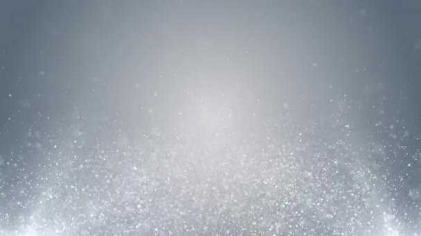 Particles White Event Business Clean Bright Glitter Concert Openers End — Stock Video
