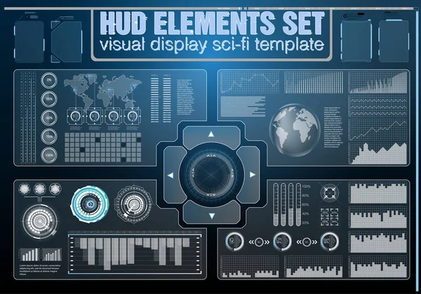 Futuristic Vector HUD Interface Screen Design。デジタル通話のタイトル. ベクターグラフィックス