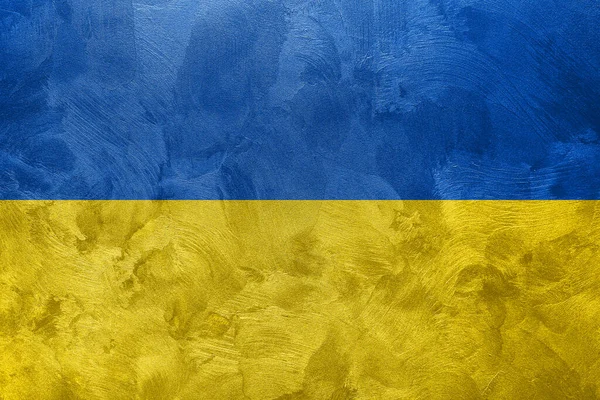 Foto Bertekstur Bendera Ukraina — Stok Foto