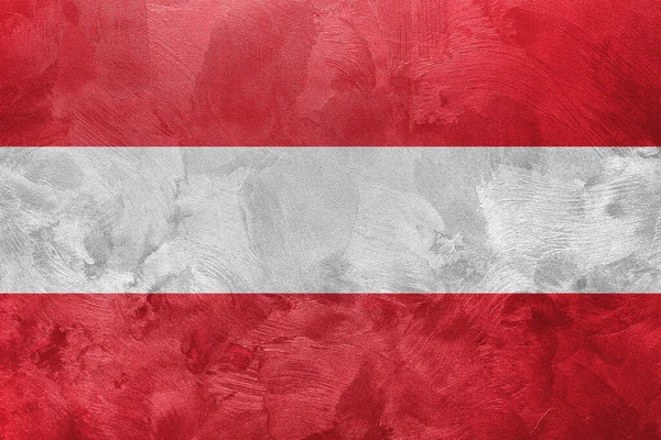 Foto Con Texture Della Bandiera Austria — Foto Stock