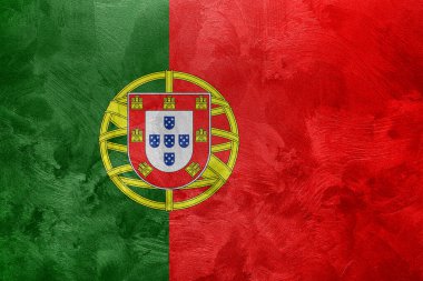 Portekiz bayrağının desenli fotoğrafı.