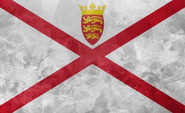 Jersey bayrağının desenli fotoğrafı.