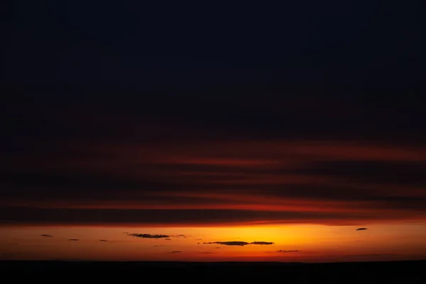 Paesaggio Colorato Buio Tramonto Sfondo Astratto Naturale — Foto Stock