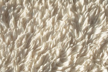 Beyaz kabarık yaprağın soyut arkaplanı.