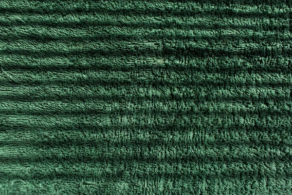 Naturalne Abstrakcyjne Tło Zielonego Ręcznika Paski Cieni — Zdjęcie stockowe