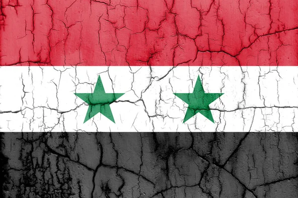 Suriye Bayrağının Çatalı Desenli Fotoğrafı — Stok fotoğraf