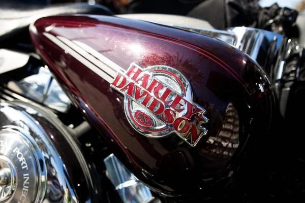 Tarragona, İspanya, 21 Haziran 2019: Harley Davidson logosu