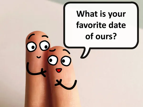Két Ujjukat Két Személyként Dekorálják Megvitatják Házasságukkal Kapcsolatos Problémákat Egyikük — Stock Fotó