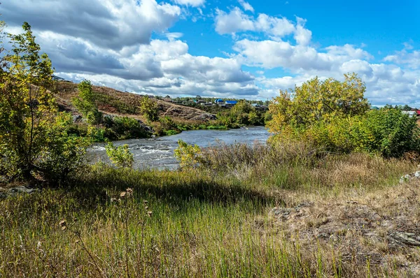 Oevers Van Rivier Miass Bij Het Dorp Balandino Bij Chelyabinsk — Stockfoto