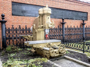 Silah fabrikasının müzesinde eski bir metal fabrikası.