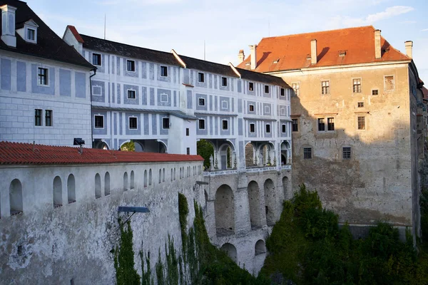 Cesky Krumlov República Checa Septiembre 2021 Plastovy Most Cloak Bridge —  Fotos de Stock