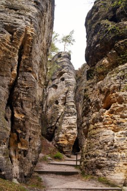 Çek Cumhuriyeti, Bohemya 'da Kum Taşı oluşumları Tiske steny veya Tisa kayaları