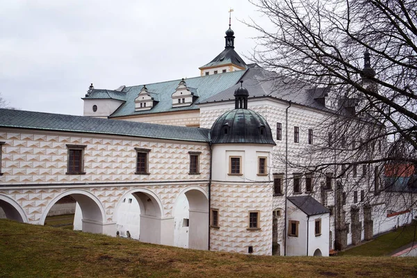 Pardubice Τσεχικη Δημοκρατια Ιανουαριου 2022 Άποψη Του Κάστρου Αναγέννησης Χειμώνα — Φωτογραφία Αρχείου