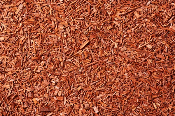 Achtergrond Gemaakt Van Rood Sandelhout Chips Ingrediënt Voor Aromatherapie — Stockfoto