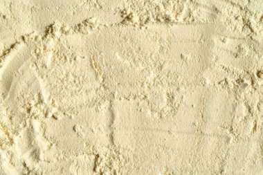Beyaz protein tozundan yapılmış bej arkaplan