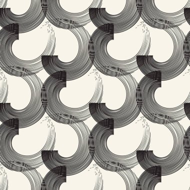 Pürüzsüz kıvrımlı kusursuz desen. Modern stil soyut doku.