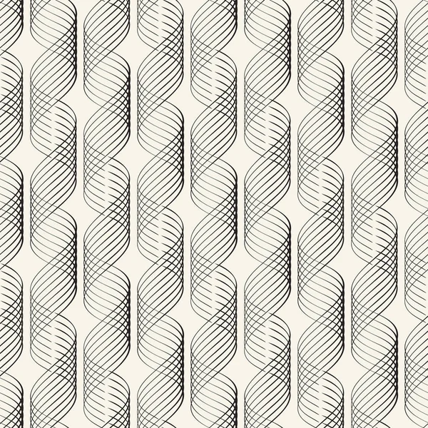 Abstraktes Geometrisches Muster Mit Welligem Linienraster Weben Abgerundeten Streifen Design — Stockfoto