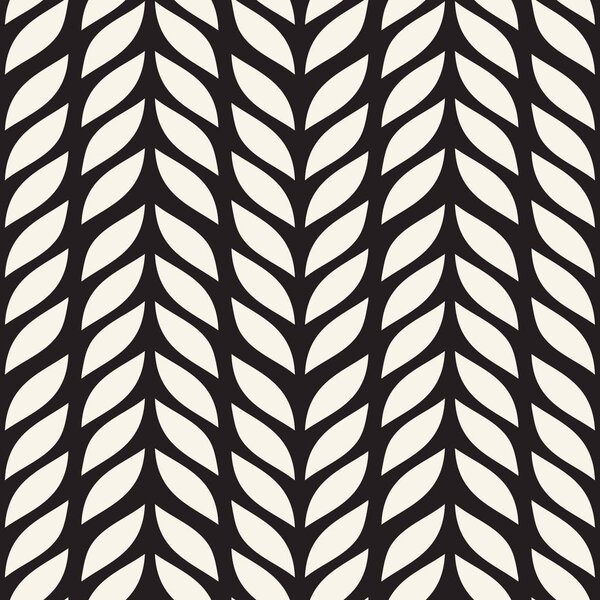 Seamless pattern. Modern stylish abstract texture. Repeating geometric vertical spikelets