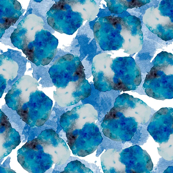 Suluboya soyut basit damlalar kırpma deseni, mavi suluboya lekeleri, soyut arkaplan, el çizimi, beyaz, açık mavi lekeler, noktalı arkaplan, turkuaz, izole edilmiş