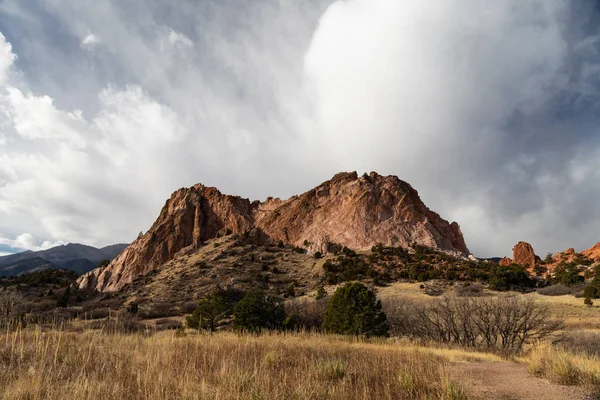 Güzel Kış Manzarası Colorado Nun Rocky Dağları Abd Nin Kurumuş — Stok fotoğraf