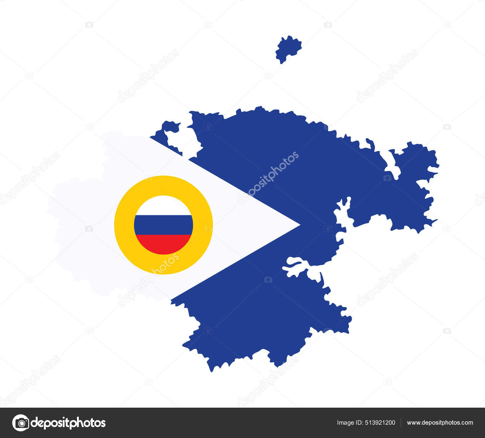 Bandeira portuguesa substituída por uma da federação russa em