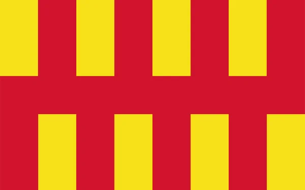 Northumberland Flagga Vektor Illustration Isolerad Förenade Kungarikets Provins Nordöstra England — Stock vektor