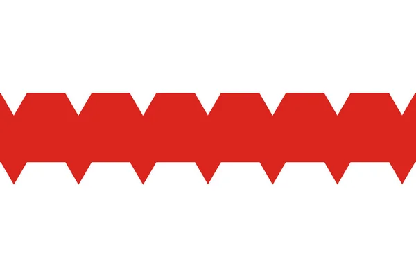 Stadt Omsk Flagge Vektor Illustration Symbol Der Stadt Russland Gebiet — Stockvektor