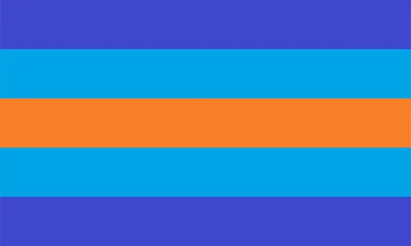 Multigender Zászló Vektor Illusztráció Lmbtq Bárki Aki Egynél Több Nemi — Stock Vector