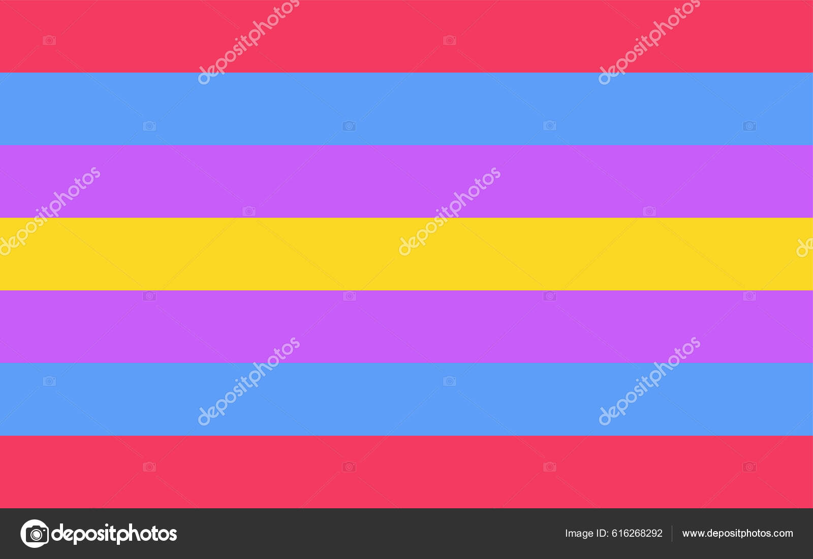 Comgender Flag Someone Who Has Experiences Gender Genders Does Want
