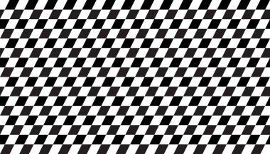 rali bayrağı pürüzsüz. Satranç arka planı. siyah ve beyaz kare arkaplan