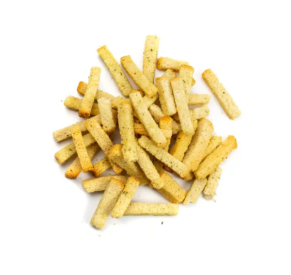 Ev yapımı çıtır çıtır, sarımsaklı, tuzlu, otlu ve baharatlı. Baharatlı bruschetta krakerleri, baharatlı rusklar, küçük kızarmış ekmek aperatifleri, tuzlu ekmek çubukları, bira aperatifleri.