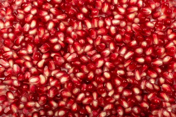 Granatapfelkerne Textur Hintergrund Haufen Rotes Punica Granatum Muster Saftige Körner — Stockfoto