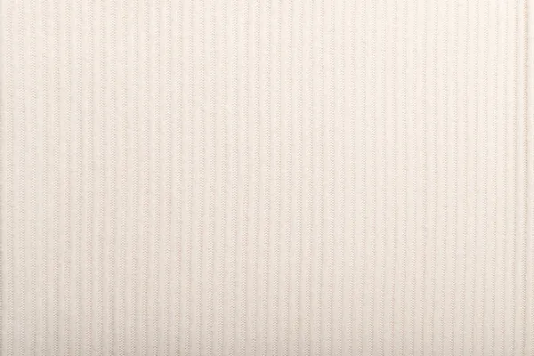 Natural Beige Texture Background Striped Cotton Fabric Pattern White Textile — стокове фото