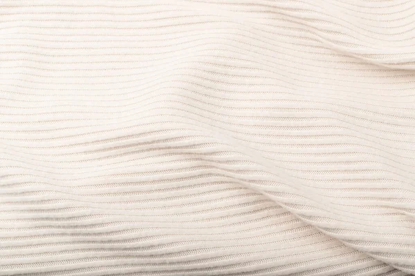 Естественный Фон Полосатый Хлопчатобумажный Узор Обои Белого Текстиля Мягкий Удобный — стоковое фото