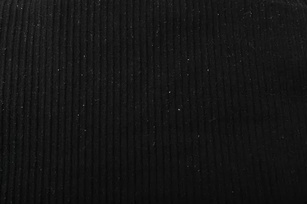 Pellet Vestiti Neri Primo Piano Vecchio Tessuto Cotone Scuro Texture — Foto Stock